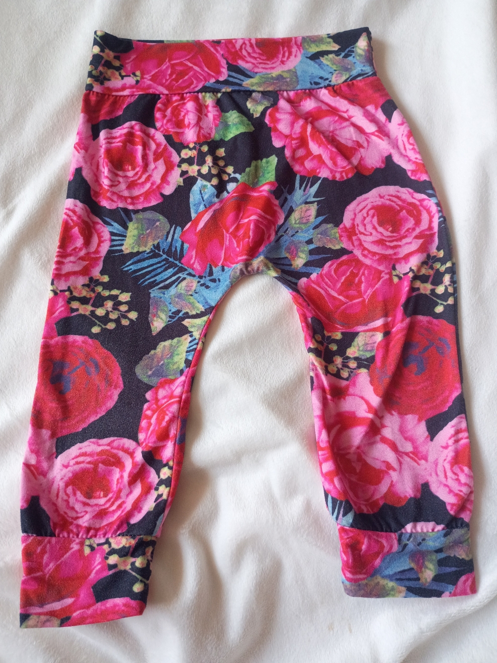 SHEIN Pink Floral Girl's Leggings
